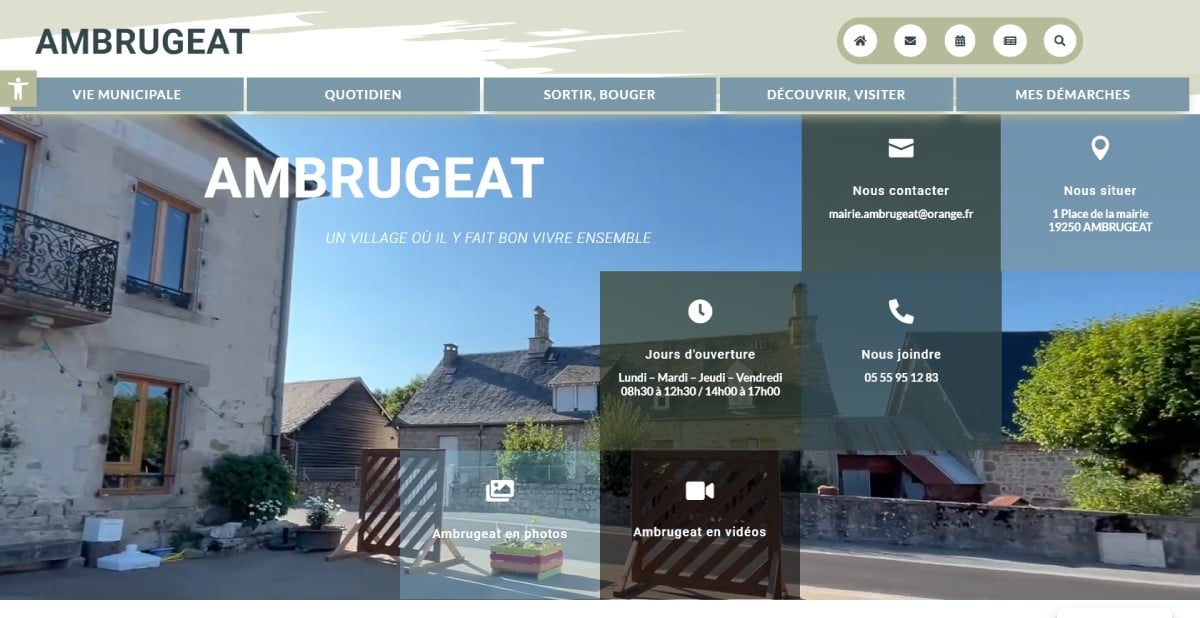 Ambrugeat Site officiel de la commune