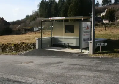 Déplacement de l’abri bus scolaire